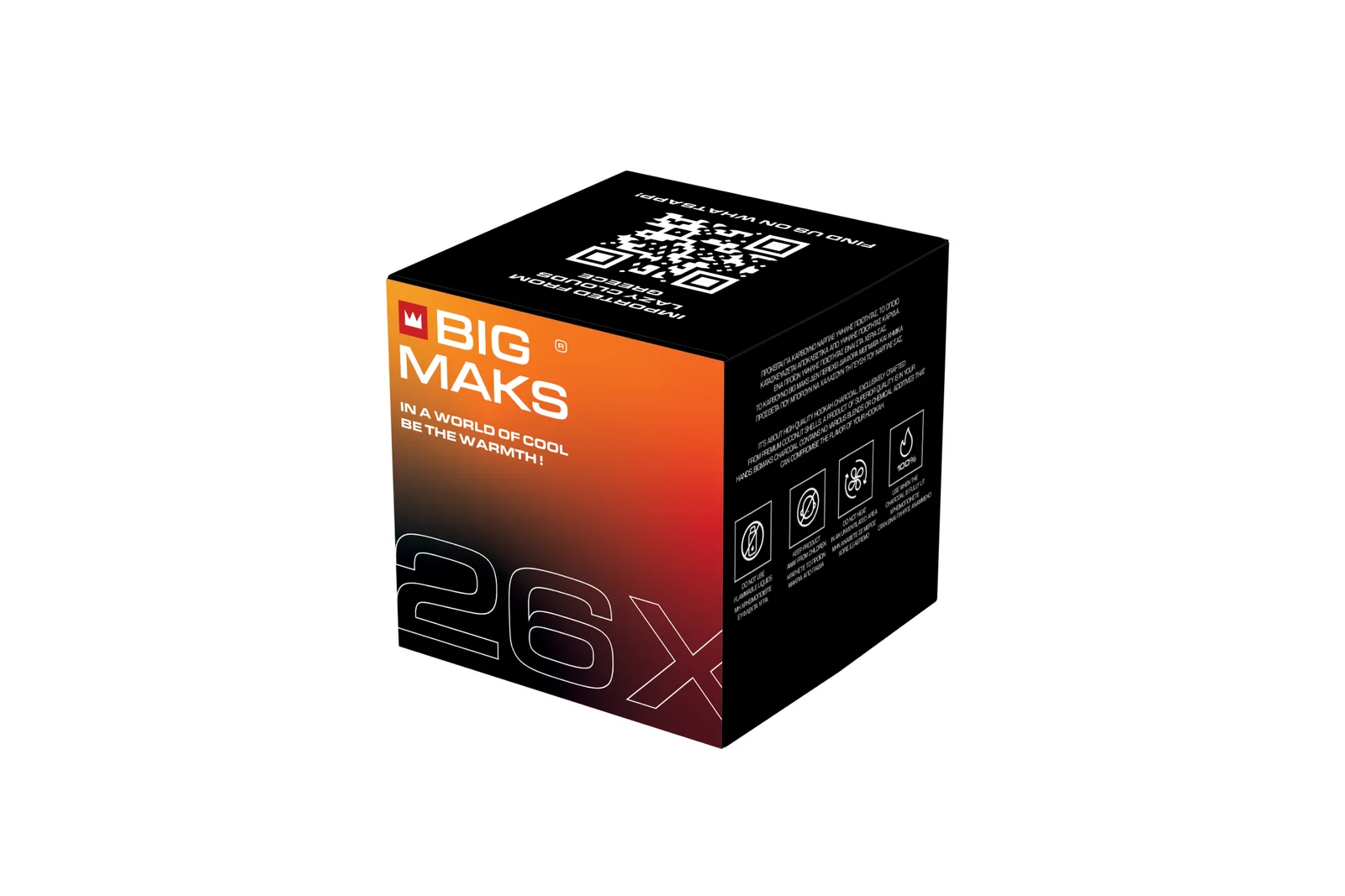 big-maks-26mm Big Maks 26mm - Κάρβουνα 1kg - Image 1