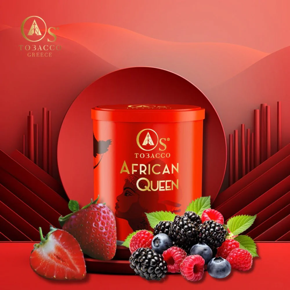 O S Tobacco African Queen-1000x1000.jpg Os Tobacco 200gr - African Queen - Image 1