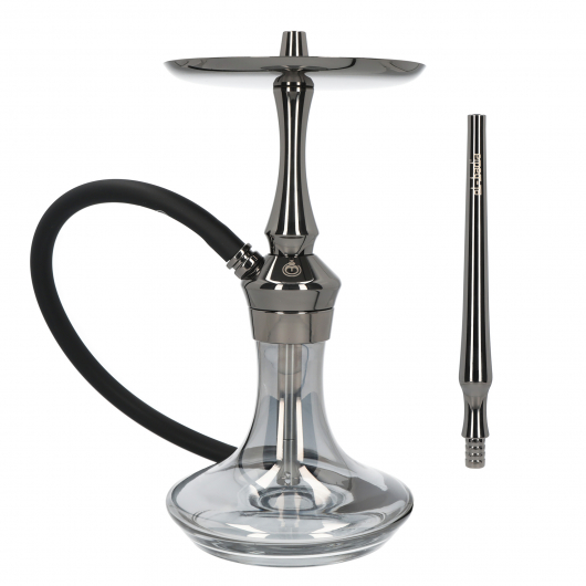el-badia-z1-black-shisha EL-BADIA - Z1 Shiny Black - Image 1